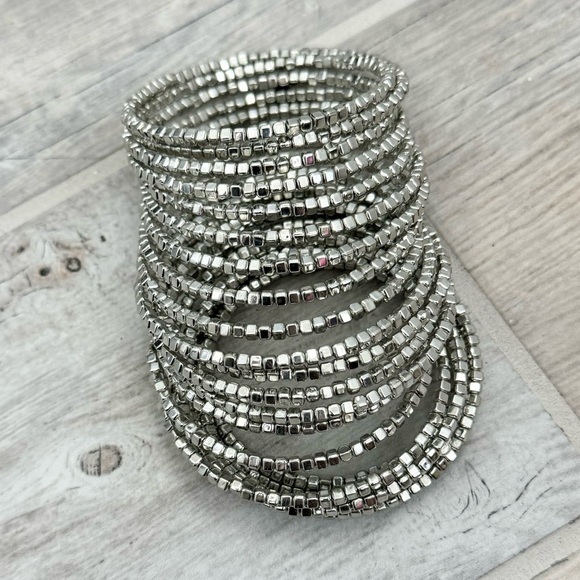 Silver Coil Bracelet - Picture 3 of 4